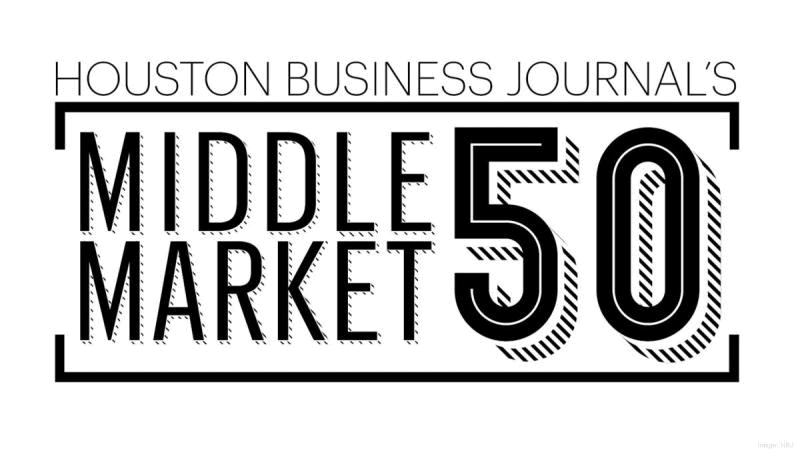 Houston Business Journal's Middle Market 50 graphic