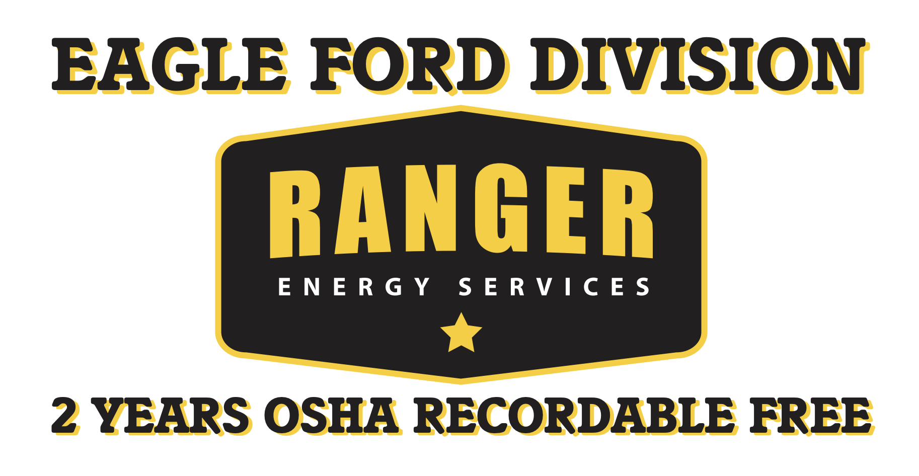 Ranger 2 years OSHA Recordable Free Graphic